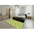 thumbnail image 4 of Ahgly Company Indoor Square Patterned Pistachio Green Area Rugs, 4' Square, 4 of 6