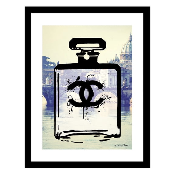 Designer Fashion Glam in Rome - Framed Print