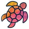 thumbnail image 1 of Sea Turtle Red Orange Leaf Sticker Decal Wall Tumbler Cup Window Car Truck Laptop 2.5 Inches, 1 of 3