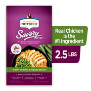 Rachael Ray Nutrish Savory Bites Dry Cat Food, Yummy Chicken & Veggies Recipe, 2.5 lb Bag