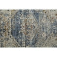 thumbnail image 3 of Feizy Kaia Transitional Medallion, Ivory/Orange/Blue, 5' x 7'9" Area Rug Sheen Bohemian & Eclectic Distressed Floor Rug for Living room Bedroom, 3 of 8
