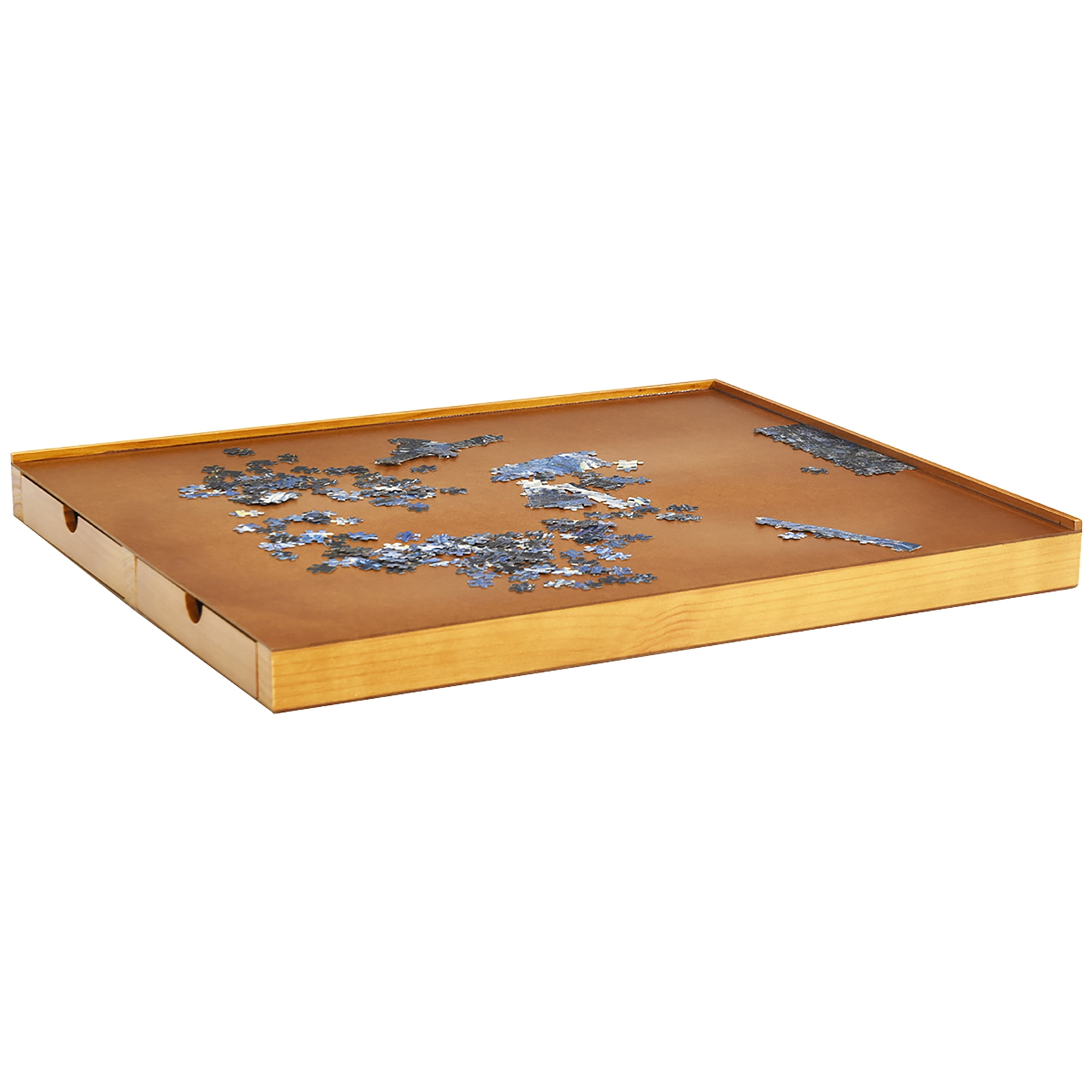 Puzzle Table Wooden Puzzle Table 1500 Piece Wooden Jigsaw Puzzle Table,4  Drawers Puzzle Board, Jigsaw Storage Table With Smooth Surface Mat ，Puzzle