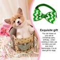 thumbnail image 3 of Greeniant Collares para perros Pajaritas Encantadoras decoraciones para mascotas Cachorro Año nuevo verde blanco verde blanco 20Conjunto, 3 of 6