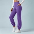 thumbnail image 2 of Lmueinov Yoga Pants for Women Jogger Leggings with Pockets Soft High Waisted Tummy Control Workout Athletic Yoga Pants Elastic Cuff Trousers, 2 of 6