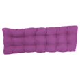 thumbnail image 2 of 55-inch by 19-inch Tufted Solid Microsuede Bench Cushion Purple-Color, 2 of 3