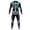 Z12-Black, variant on LILIYA Boys Halloween Zip Front Bodysuit, Glow in the Dark Skeleton Print Jumpsuit, Hooded Stretchy Full Body Onesie for Halloween Party Performance and Holiday Play 9-10 Years