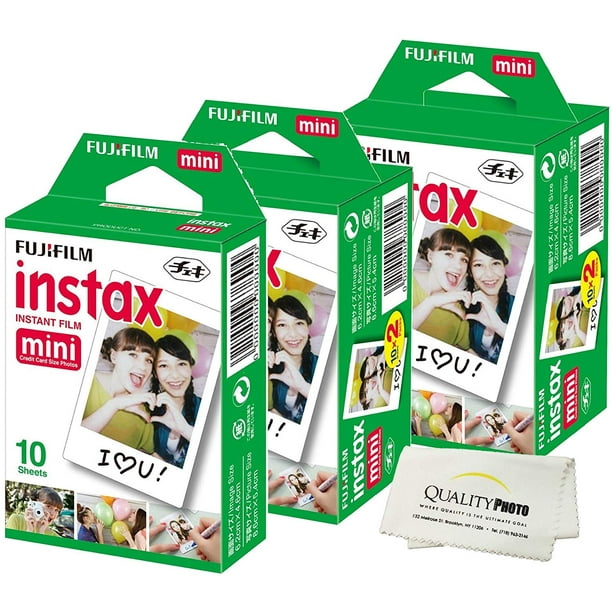Fujifilm Instax Mini Instant Film 6 Pack 50 Sheets White For Fujifilm Mini 8 And Mini 9 Cameras Walmart Com Walmart Com