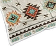 thumbnail image 4 of Southwestern Boho Throw Blanket, Native Geometric Figure Soft Flannel Bed Throw Blanket for Couch, Beige Vintage Ethnic Culture Lightweight Fluffy Plush Fuzzy Sofa and Travel Bed Blanket 50X60in, 4 of 4