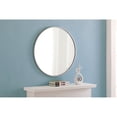 thumbnail image 4 of Metal frame Round Mirror 28 inch Silver finish, 4 of 5