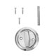 thumbnail image 2 of GOOHOCHY Anillo redondo tira de mango anillo de acero inoxidable tirones manija accesorio de muebles, 2 of 7