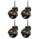 thumbnail image 1 of 4 unids Muebles de bola de 2 pulgadas Ruedas resistentes Muebles Ruedas Ruedas giratorias 50mm, 1 of 6