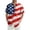 Vermilion, variant on Men's American 250Th Anniversary Art Print Hawaiian Shirt 1776-2026 Patriotic Tee with America Script and Starburst Rays Blue L