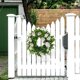 thumbnail image 5 of Corona de flores artificiales de eucalipto para la puerta principal, decoración de primavera con follaje verde para la puerta, corona floral artificial de plástico para interiores y, 5 of 6