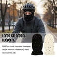 thumbnail image 2 of Womens Rhinestone Balaclava Hat - 2-in-1 Winter Knit Scarf & Full Face Mask Beanie for Cycling, Skiing, 2 of 7