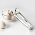 thumbnail image 6 of Silver Egg Serving Tongs Multifunctional, Comfortable Grip, Heat Resistant, for Bread, Grilled Foods, Hotel & Home, 6 of 8