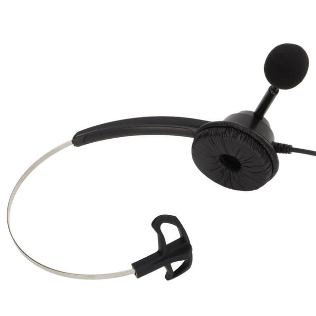Business Headset, Solid Construction Telephone Headset Multifunctional H360-2.5 with HD Mic for Customer Service