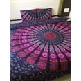 thumbnail image 2 of Hecho a mano Hippie Algodón Estampado Étnico Bohemio Mandala Ombre Funda Nórdica Ropa de Cama, 2 of 2