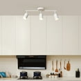 thumbnail image 4 of Globe Electric 21" 3-Light Matte White Track Lighting with Pivoting Track Heads, 4 of 9