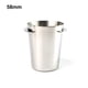 thumbnail image 3 of Billuyoard Taza dosificadora de café en polvo, contenedor grueso de acero inoxidable, tapa, portafiltro, suministros de viaje, accesorios de fiesta de Juegos de servir café y té Color Acero 58 mm Billuyoard HA066176-04, 3 of 6
