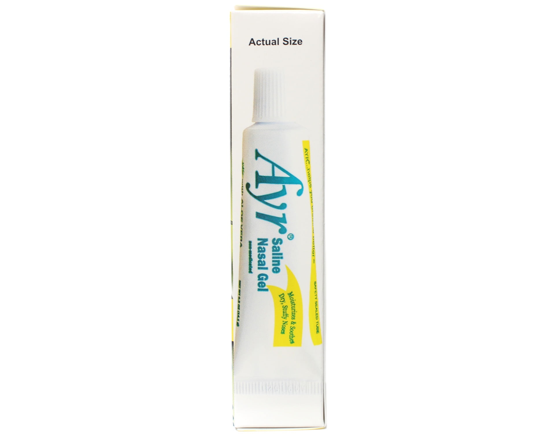 Ayr Saline Nasal Gel, With Soothing Aloe, 0.5 Ounce Tube - 12 Pack