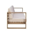 thumbnail image 4 of Afuera Living Wood Outdoor 3 Seater Sofa with Cushions in Natural, 4 of 11