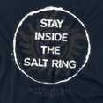 thumbnail image 2 of Supernatural Stay Inside The Salt Ring Women's T Shirt, Navy, Large, 2 of 6
