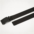 thumbnail image 5 of Men Nylon Canvas Automatic Buckle Belt, Quick Release Tactical Webbing Belt Outdoor Casual Adjustable Waist Strap for Jeans Pants Black, 5 of 5