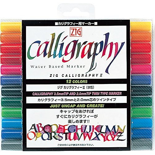 Kuretake Ink Juice Calligraphy Ink - Blue Flavor, 16.9 Fl Oz (500 Ml) Bottle