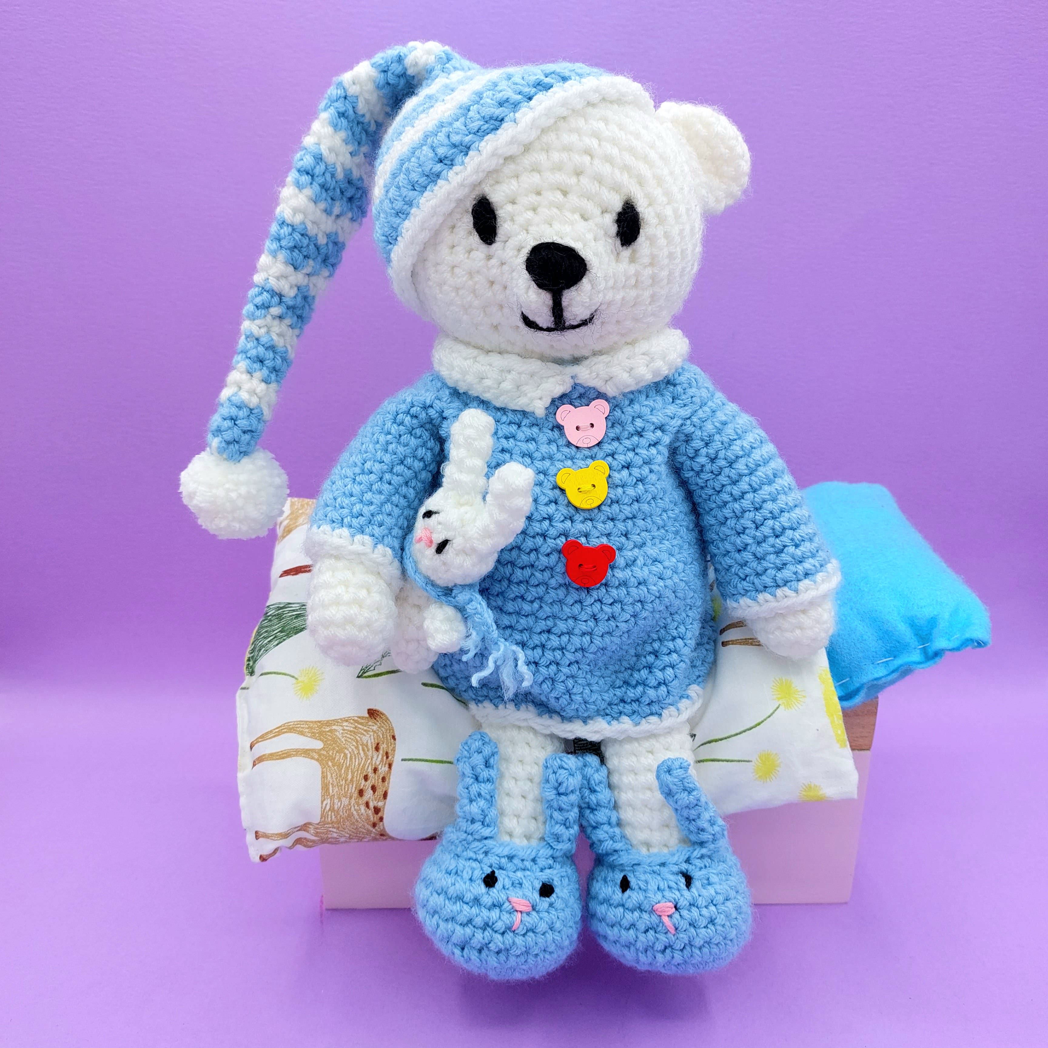 Bobby the Bedtime Bear Crochet Kit