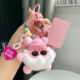 thumbnail image 7 of Plush Keychain under $5! Yannianjz Plush Keychain Toy, Cute Animal Keychain for Backpack Purse, Soft Stuffed Key Ring for Kids Adults, Mini Plushie Keychain for Gift Giving, 7 of 7