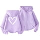 thumbnail image 2 of Sudadera deportiva informal con capucha y manga larga con estampado degradado para niños y niñas, de poliéster, 2 of 8
