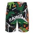thumbnail image 6 of Naloa Dinosaur Skeleton Men's Beach Shorts, Surfing shorts, Swim trunks, Quick Dry Swim Trunks for Surfing Beach Fun - Small, 6 of 9