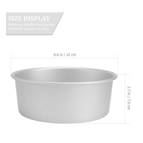 8 Inch Diameter Round Cake Pans