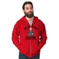 thumbnail image 4 of Delay Talking Until After Game Sports Zip Hoodie Sweatshirt Men Brisco Brands M, 4 of 6