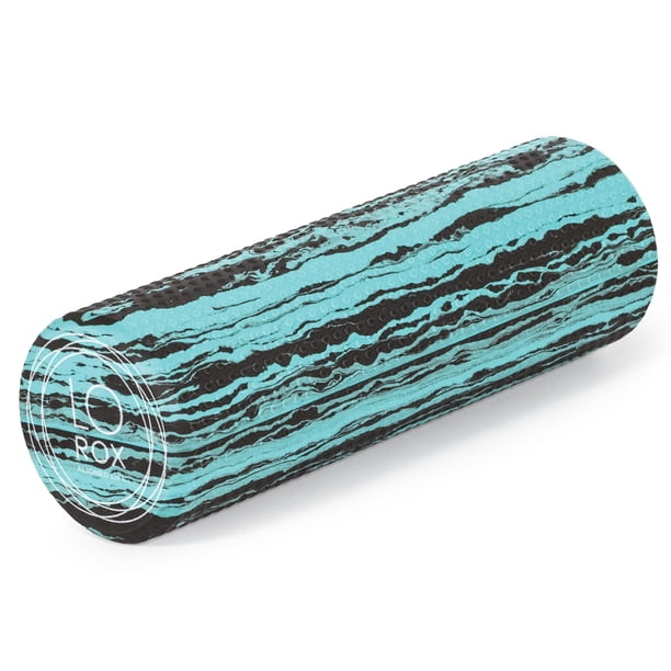 Rodillo de espuma de tamaño de viaje OPTP LO ROX Aligned Life para fisioterapia, pilates, ejercicio y automasaje por la experta en alineación y fascia Lauren Roxburgh - Densidad moderada