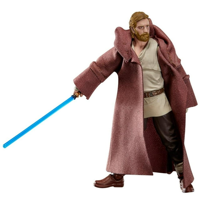 Figura Obi-Wan Kenobi Hasbro Star Wars Colección Vintage 3.7 Pulgadas Café