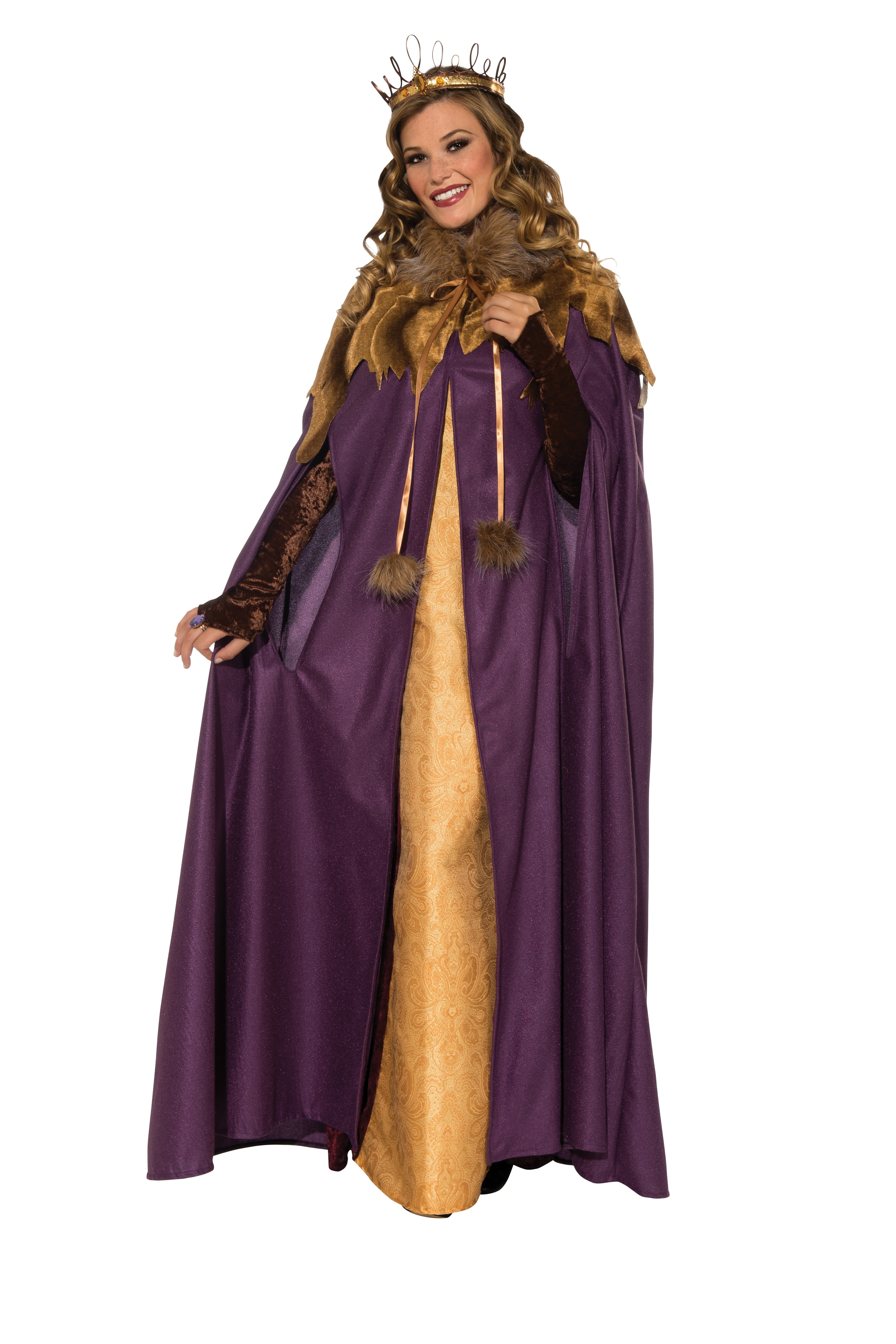 Medieval Maiden Costume Cloak Adult