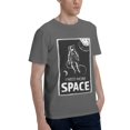 thumbnail image 2 of Bingfone I Need More Space Men'S Loose Fit Short-Sleeve Pocket T-Shirt, 2 of 7