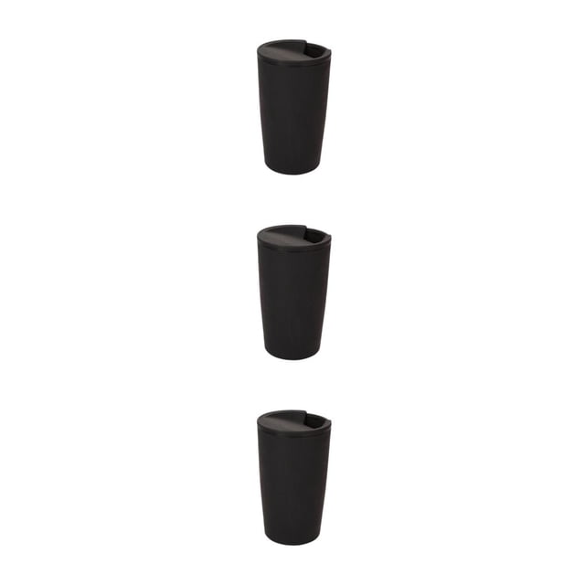 Inteprter Taza de café de trigo Taza de leche de agua de estilo simple con tapa Coche Hogar Boca ancha Vaso suave Vaso para beber Picnic de Type1 NO1