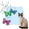 thumbnail image 3 of Pet Teaser Toy Butterfly Bell Funny Fake Fur Cat Teaser Toy Cat Teaser Wand, 3 of 6