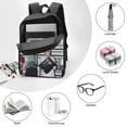 thumbnail image 3 of Seconds Of Summer Goodgirls Backpacks Basic Shoulder Daypack Bookbag Satchel Knapsack Rucksack-XTYD1981, 3 of 3