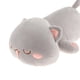thumbnail image 4 of Peluche de gato acostado kawaii de 30 cm, lindo muñeco de gato, almohada de animal encantador, suave Gato gris 1, 4 of 9