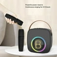 thumbnail image 4 of Portable Kids Karaoke Speaker,  Mini Karaoke Machine for Children, Clear Sound Quality, Lightweight and Easy to Carry, Suitable for Family Gatherings, Parties, 4 of 7