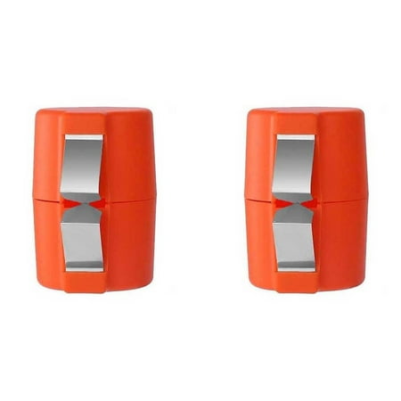 Rkxzt Egg Shell Remover for Hard Boiled Egg,Egg Shell Opener,Stainless Steel Egg Cup,Egg Peeler Tool,Egg Shell Cutter Tool Separator,Eggshell Opener,Egg Opener Topper Cutter (Orange, 2pc)
