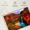thumbnail image 6 of Elephant Stock Havasupai Canyon Falls Wall Art - Horizontal Canvas Wall Art - Living Room Wall Decor - Nature Canvas - Brown And Blue Decor - 12" x 8", 6 of 8