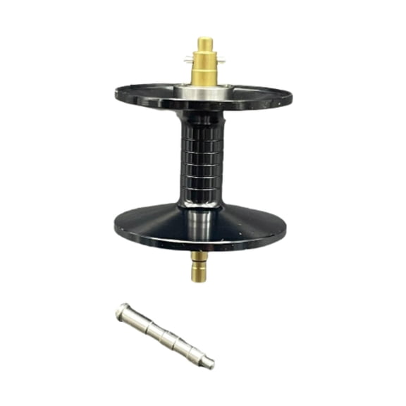 Wswqop Bearing Spooler Reel Spool Easy to Install Lightweight Accessories Spincast Reel Black