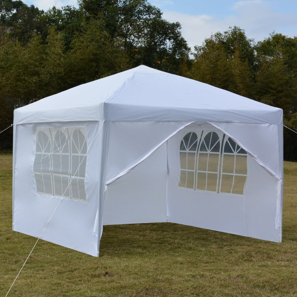 Aimee Lii 116"x116" Canopy Tent Heavy Duty Canopy, Outdoor Tent Canopy for Wedding Party Event Tent, White