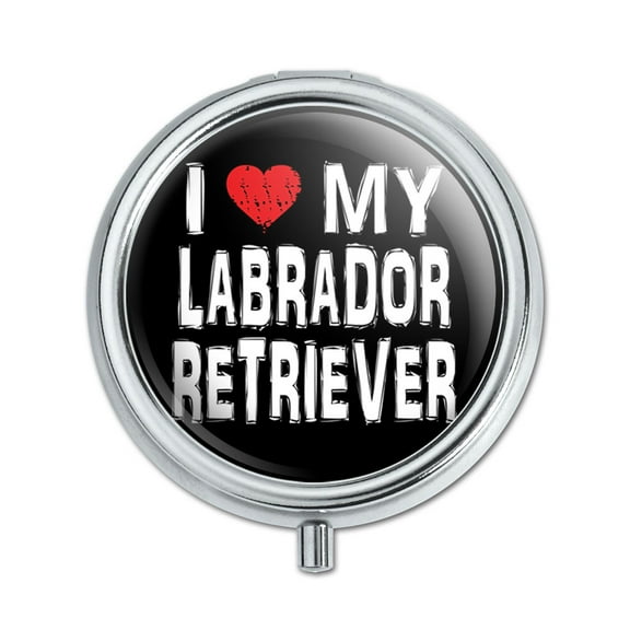 I Love My Labrador Retriever Stylish Pill Box