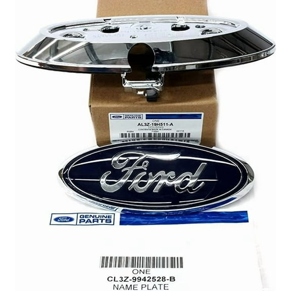 G3C20911L Ford 2009-2014 F-150 & 2013-2016 Super Duty Blue Oval Tailgate Emblem & Fixed Back Up Camera Housing Kit CL3Z-9942528-B & AL3Z-19H511-A