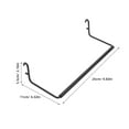 thumbnail image 2 of CRILSTYLEO Plastic Pegboard Organizer Accessories Black For Garage Item Storage 1Pack, 2 of 7